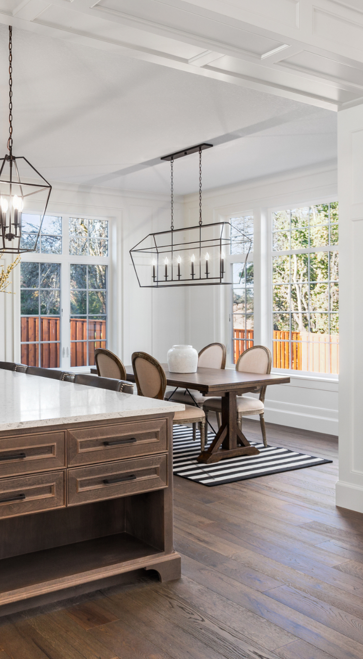 Kitchen Cabinets and Countertops  installed in a newly remodeled kitchen