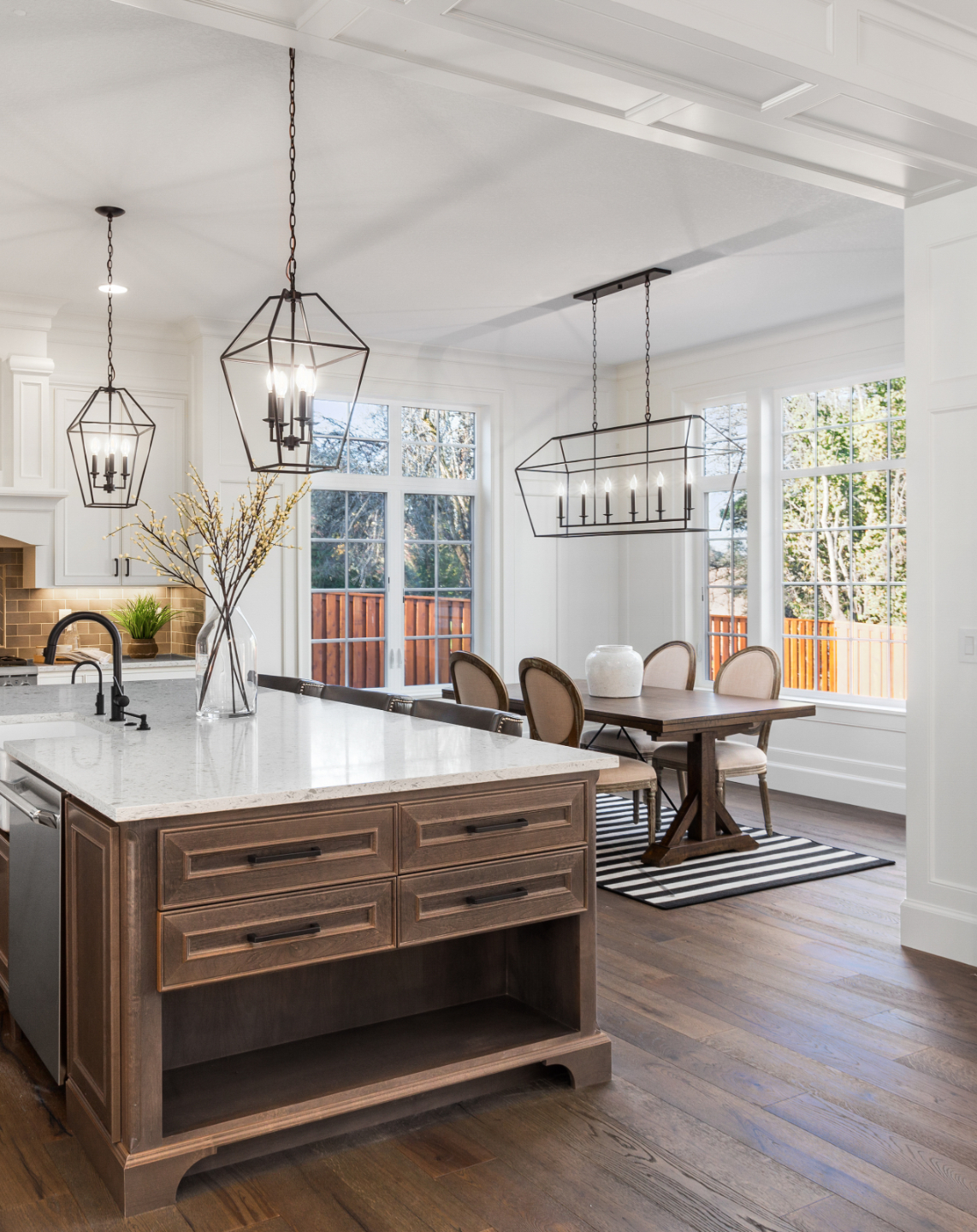 Kitchen Cabinets and Countertops  installed in a newly remodeled kitchen