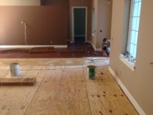 Family Room in progress